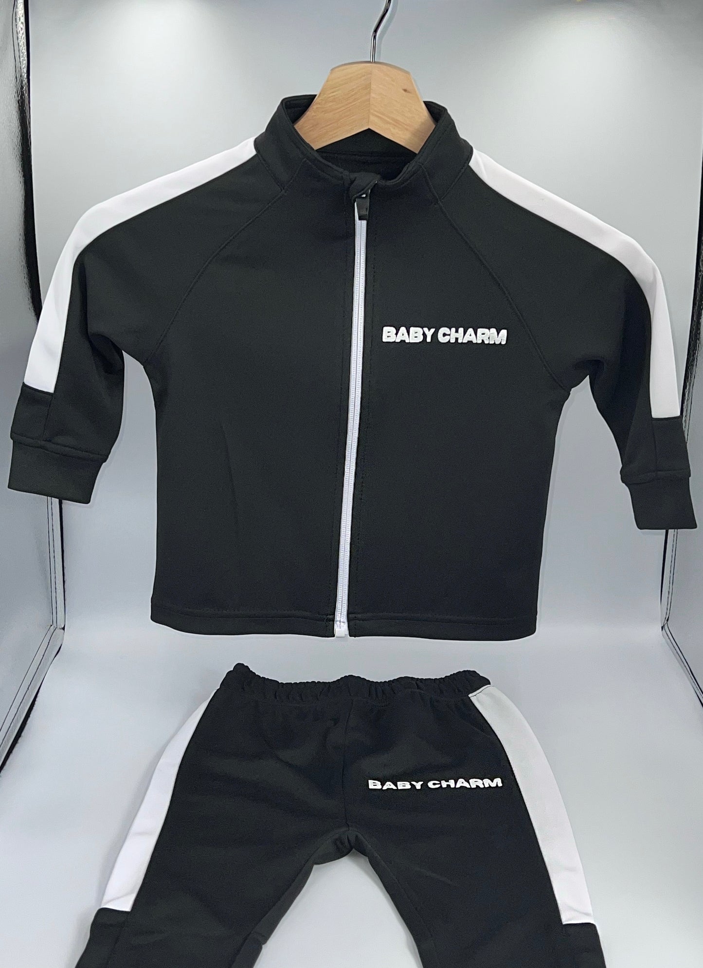 Black Tracksuit Top